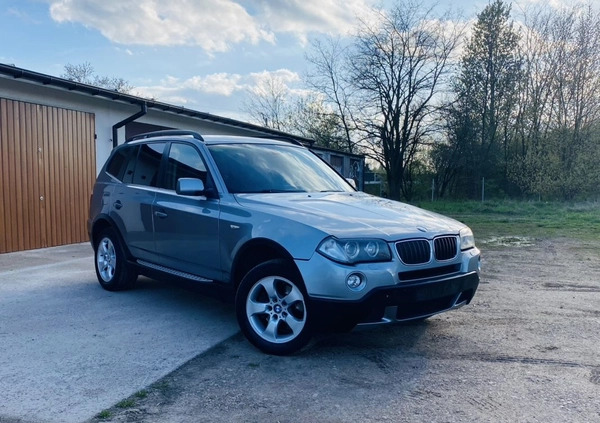 BMW X3 cena 31900 przebieg: 170896, rok produkcji 2008 z Kutno małe 277